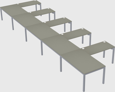 L-shaped desk