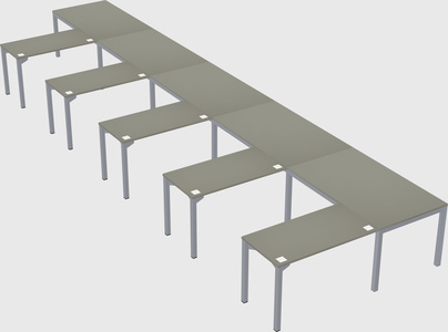 L-shaped desk