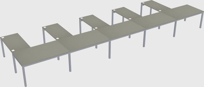 L-shaped desk