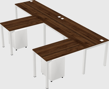 L-shaped desk