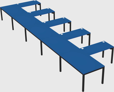L-shaped desk