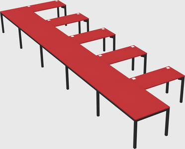 L-shaped desk