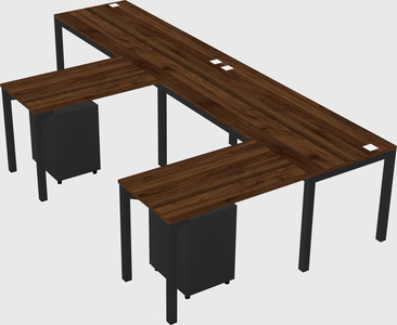 L-shaped desk