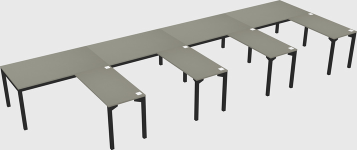 L-shaped desk