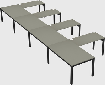 L-shaped desk
