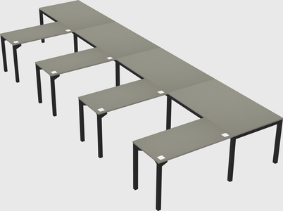 L-shaped desk