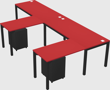 L-shaped desk