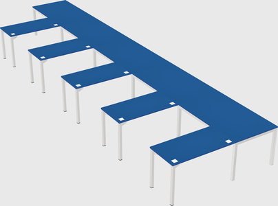 L-shaped desk