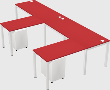L-shaped desk