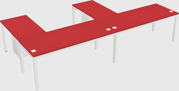 L-shaped desk