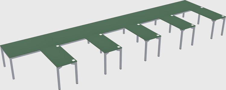 L-shaped desk