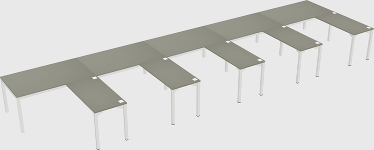 L-shaped desk