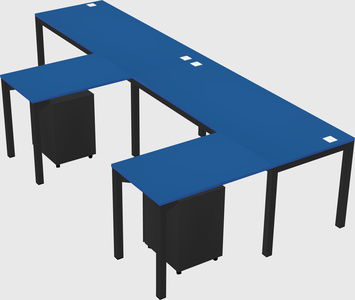 L-shaped desk