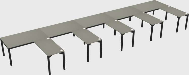 L-shaped desk