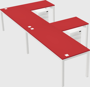 L-shaped desk