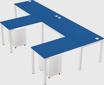 L-shaped desk