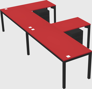 L-shaped desk