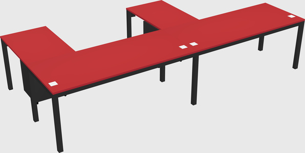 L-shaped desk