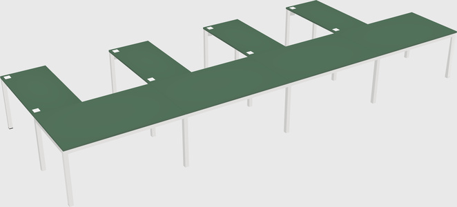 L-shaped desk