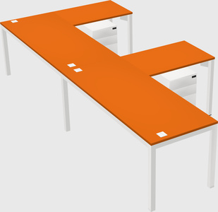 L-shaped desk
