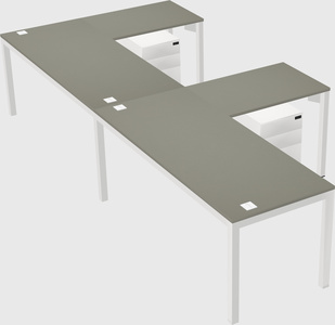 L-shaped desk