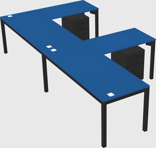 L-shaped desk