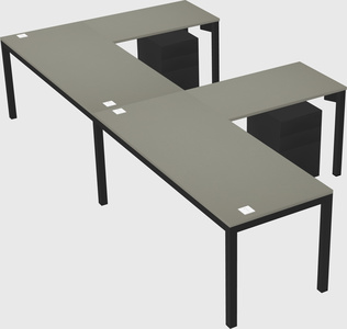 L-shaped desk