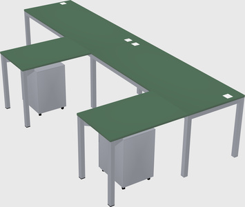 L-shaped desk