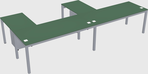 L-shaped desk