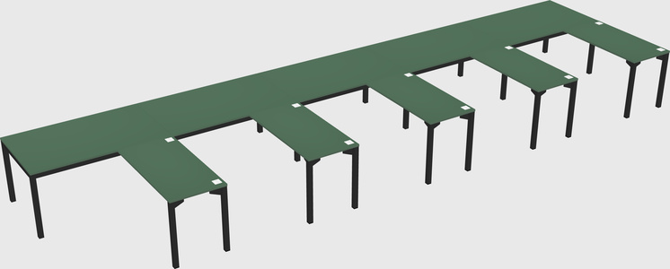 L-shaped desk