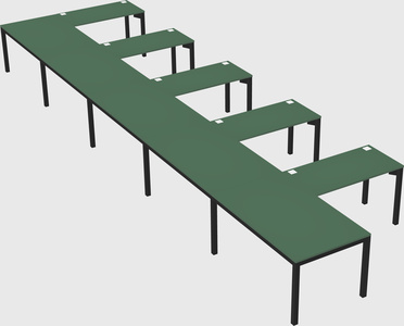 L-shaped desk