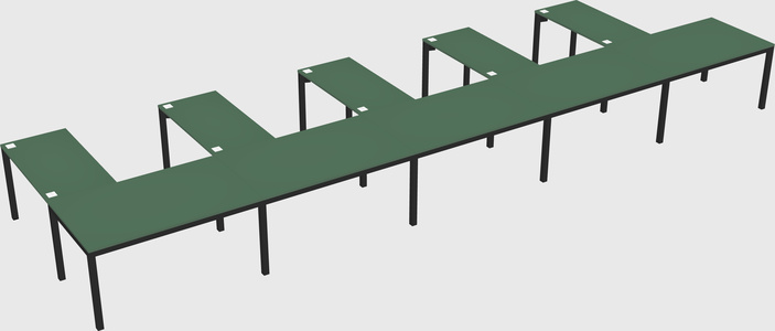 L-shaped desk
