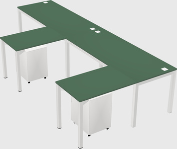 L-shaped desk