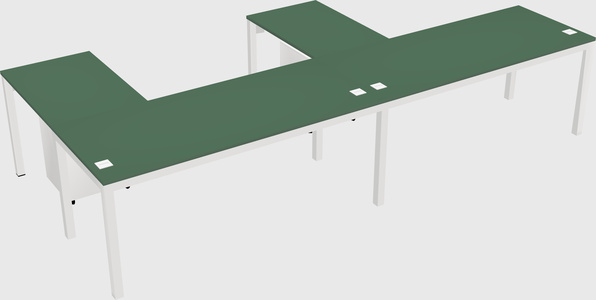 L-shaped desk