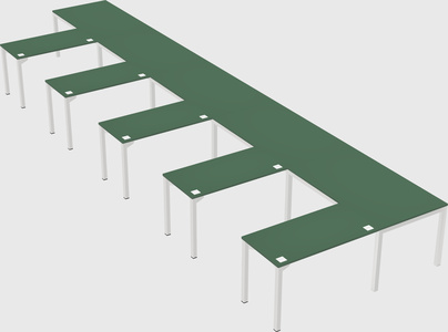 L-shaped desk