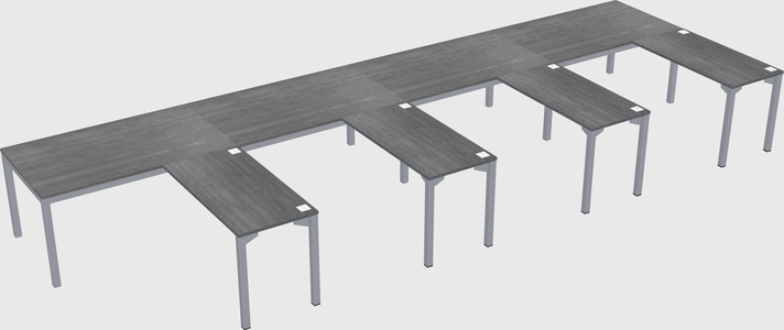 L-shaped desk
