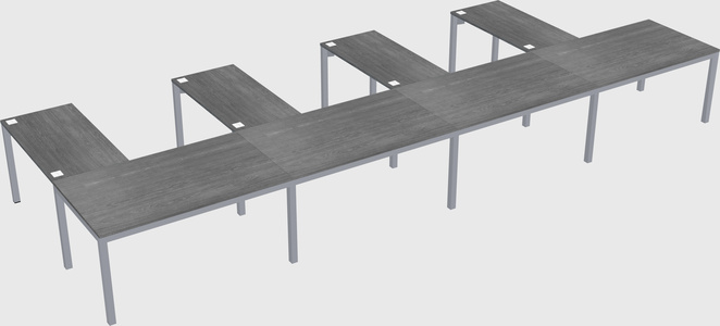 L-shaped desk