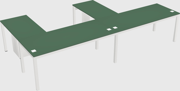 L-shaped desk