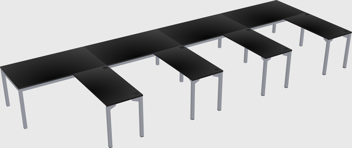 L-shaped desk