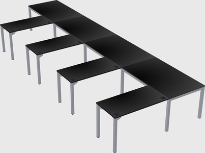 L-shaped desk