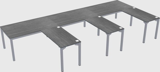 L-shaped desk