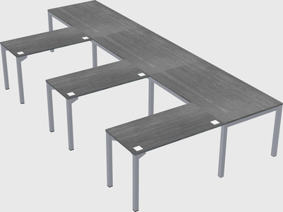L-shaped desk