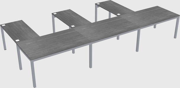 L-shaped desk
