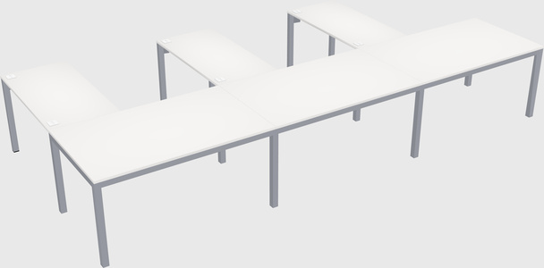 L-shaped desk