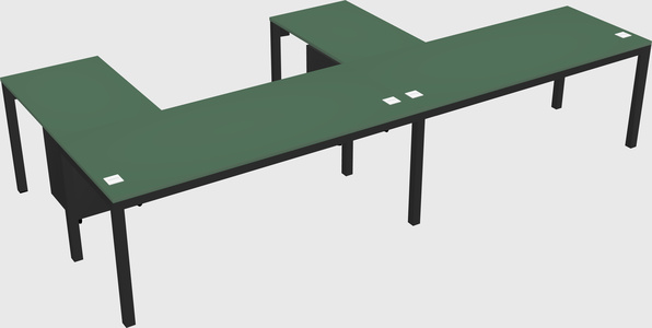 L-shaped desk