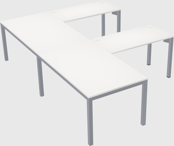 L-shaped desk