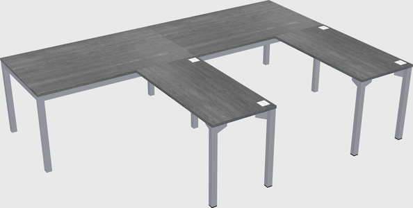 L-shaped desk