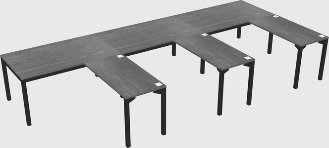L-shaped desk