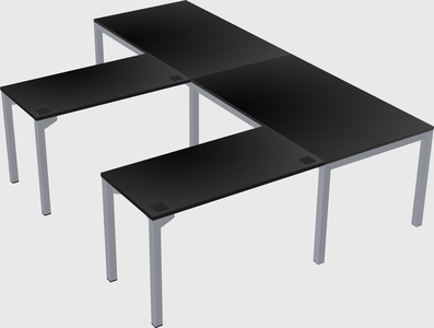 L-shaped desk