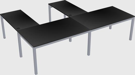 L-shaped desk